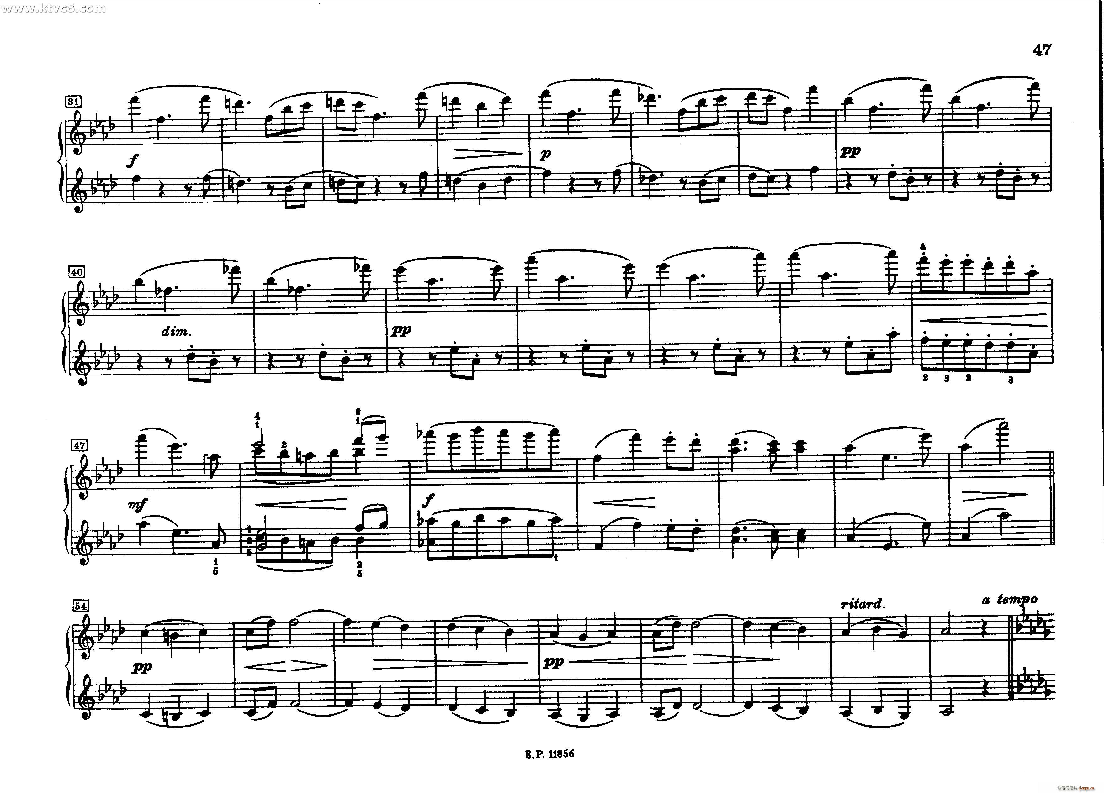 德沃夏克钢琴二重奏曲集 斯拉夫舞曲4