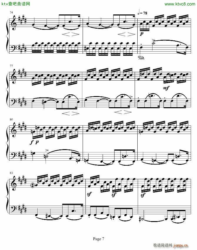 月光奏明曲 作品27之2_贝多芬 beethoven7