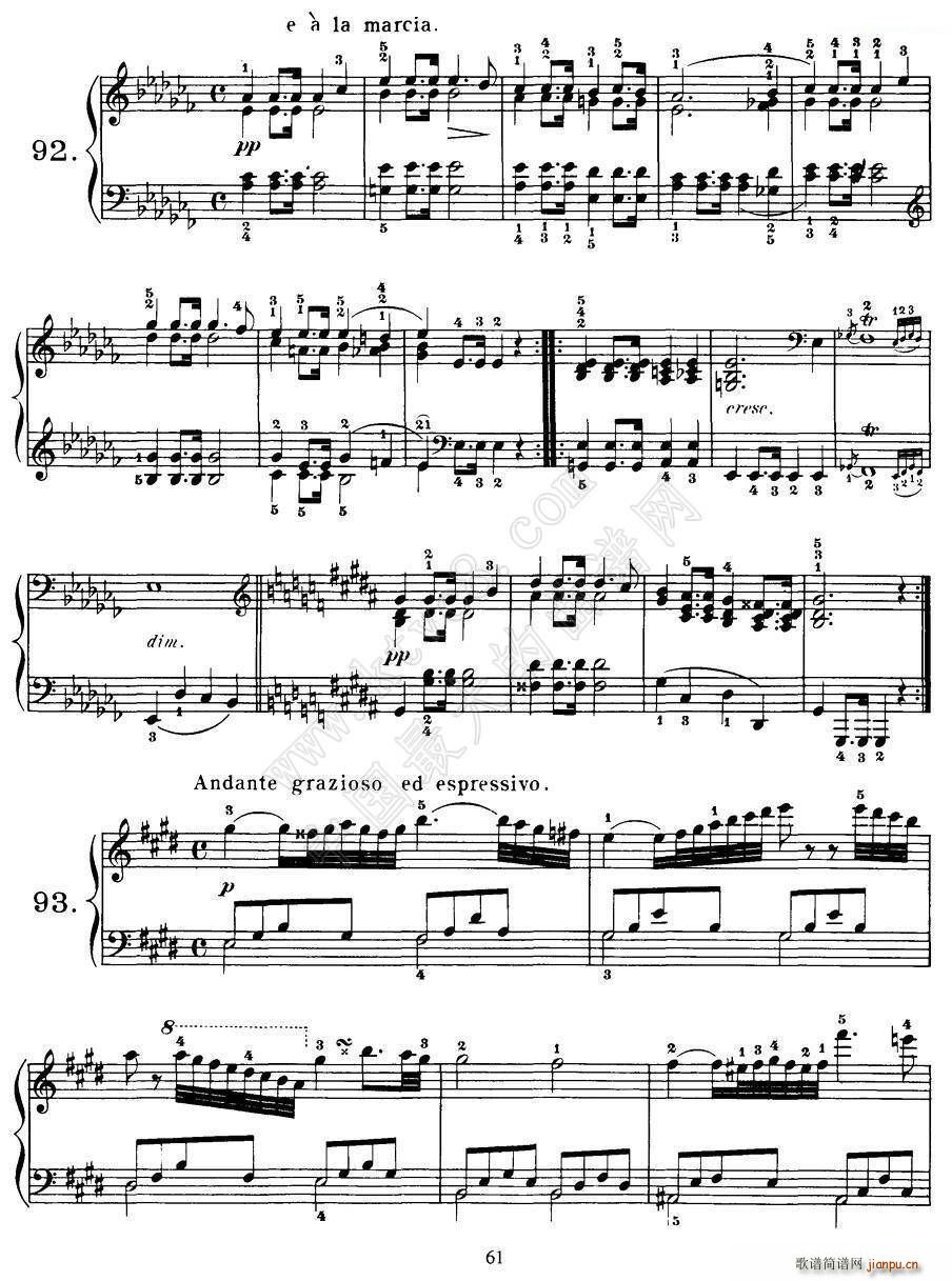 Czerny - 100 Progressive Studies Op 139（91―100）2