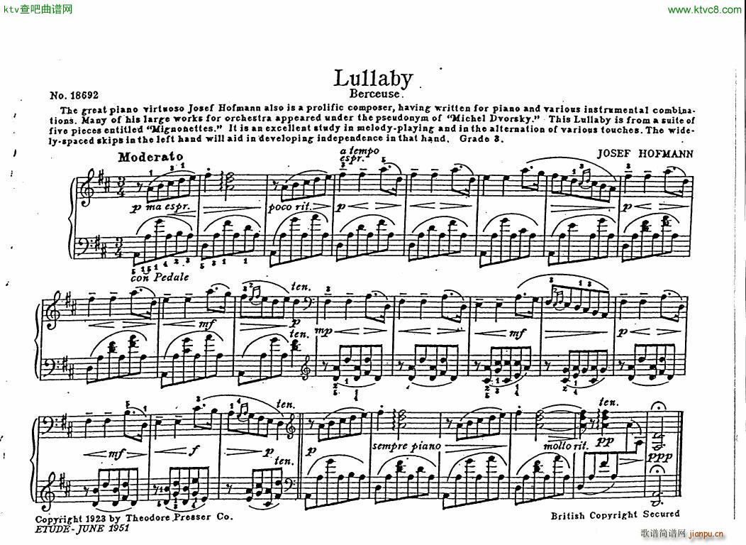 hofmann lullaby1