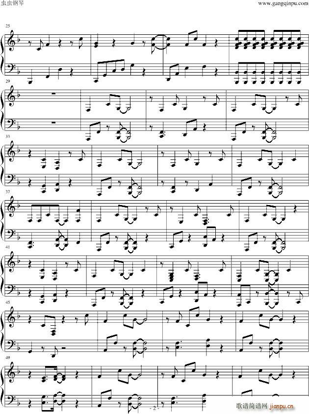 California Gurls F Major Bruno Mars 翻唱版伴奏2