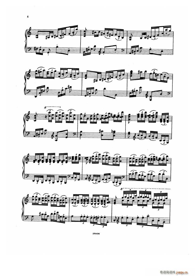 Albeniz op 65 Etudes no 1 74