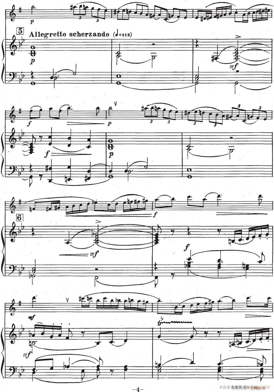 Glazunov Op 109（格拉组诺夫协奏曲Op 109）（萨克斯 钢琴伴奏）4