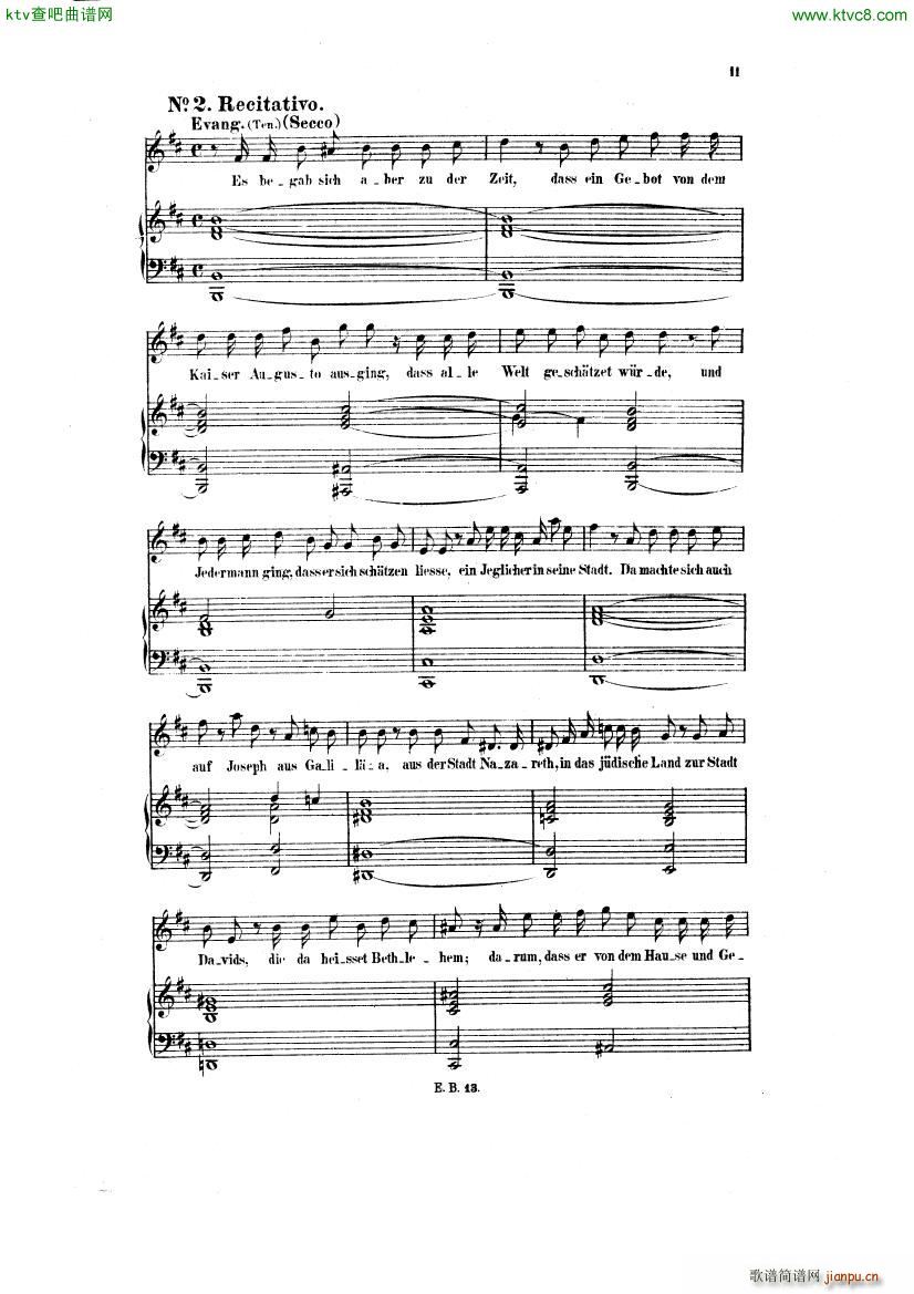 Bach JS BWV 248 Christmas Oratorio No 2 91