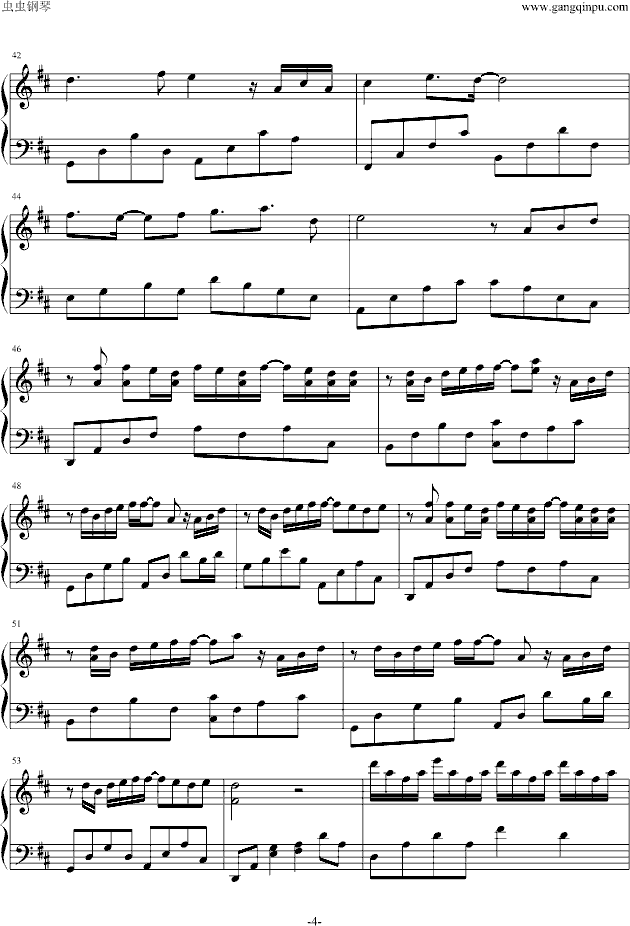 小情歌――PY钢琴独奏版-钢琴谱(钢琴曲)-苏打绿4