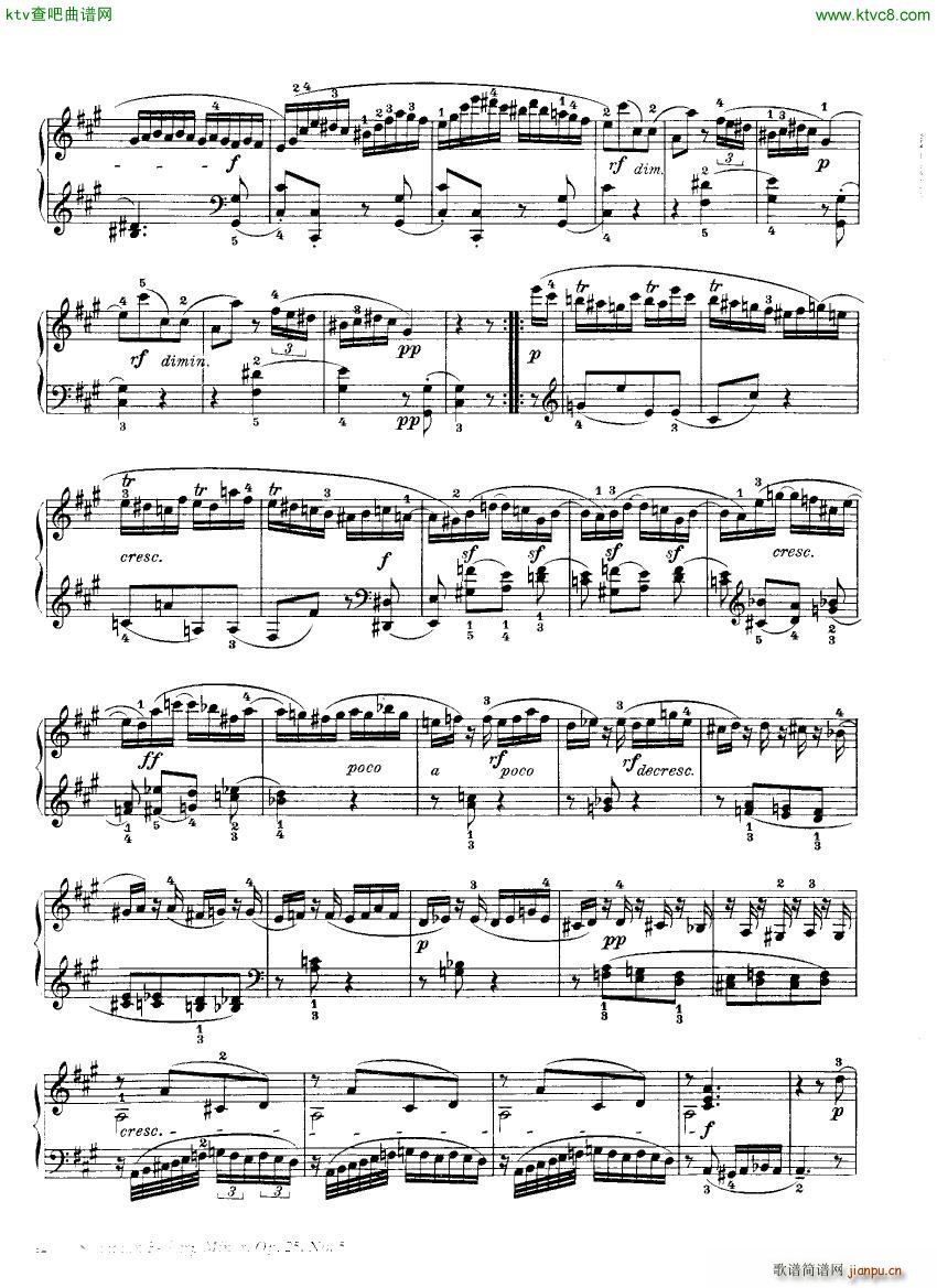 Clementi 25 5 Sonata Fsharp minor5