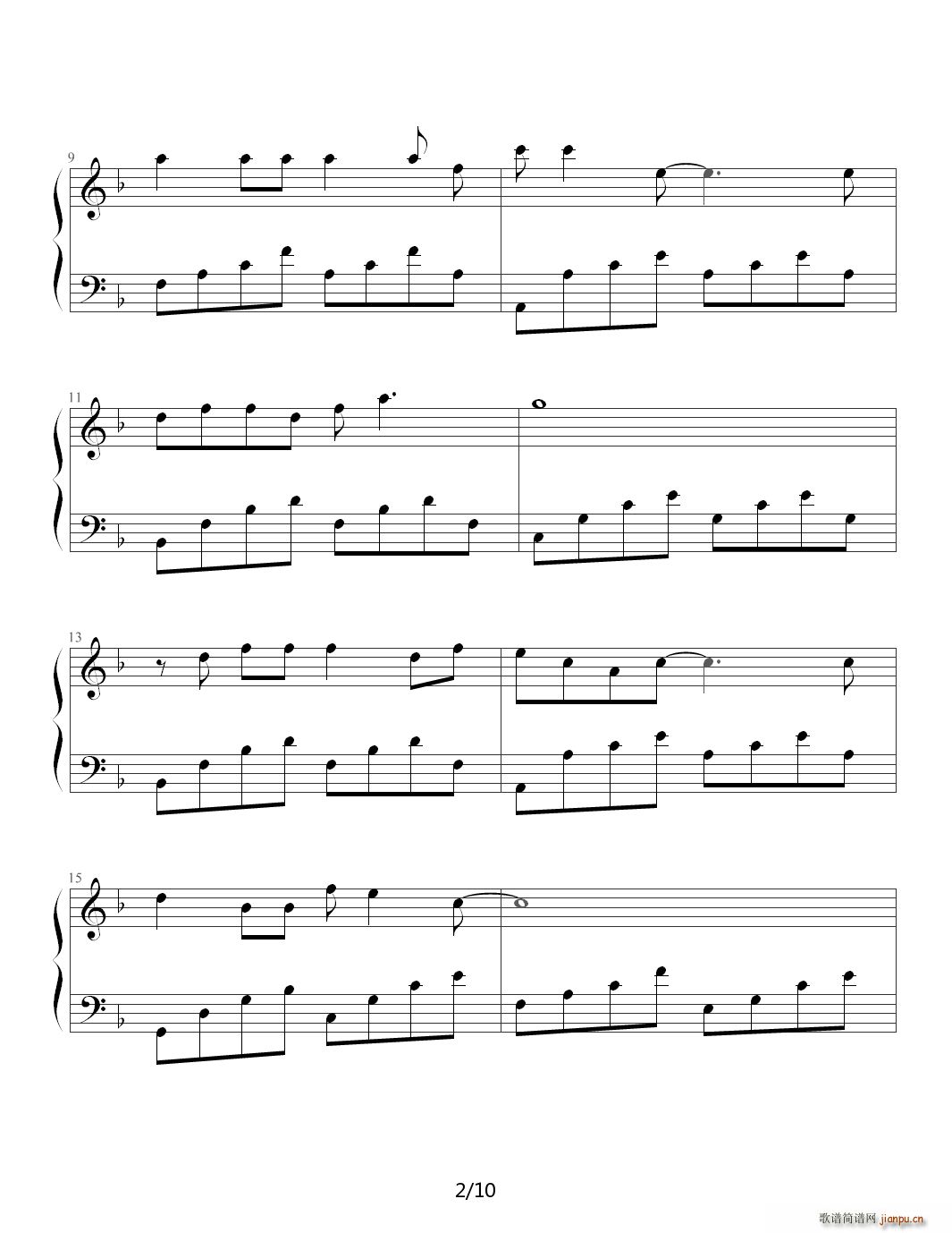 少女的祈祷-杨千�� F调2