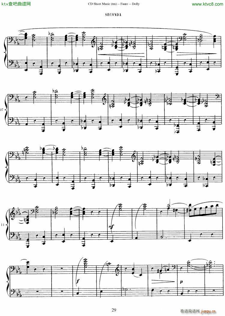 Fauré op 56 Dolly Suite30