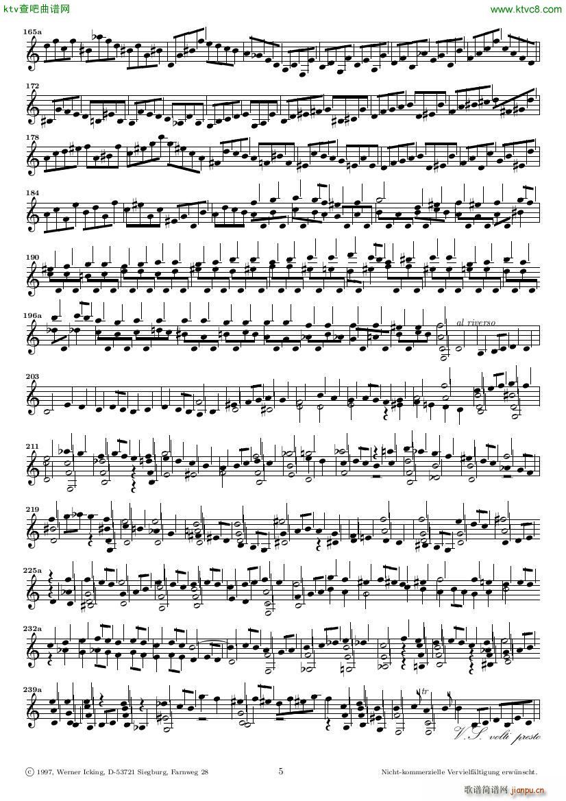 Bach JS BWV 1005 Sonata for Solo Violin in C5