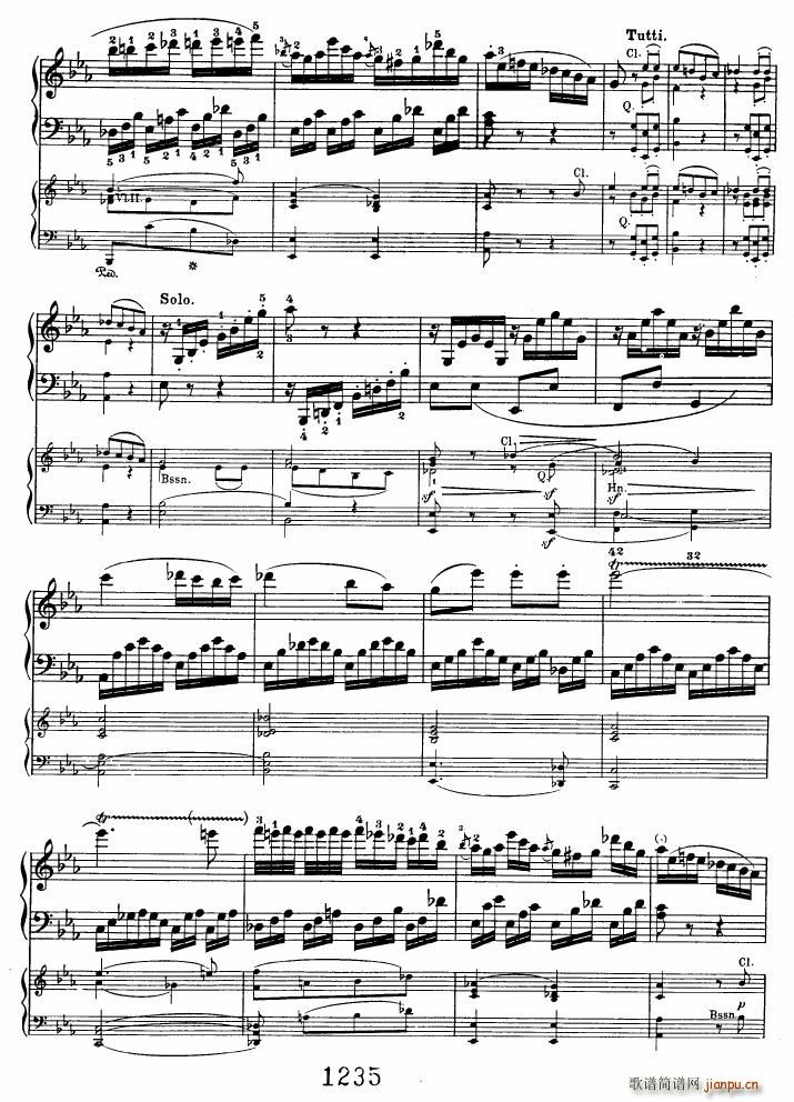 Beethoven op 37 Piano Concerto no 3 2pno red 二2