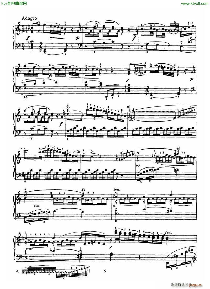 Haydn Piano Sonata No 39 In G5