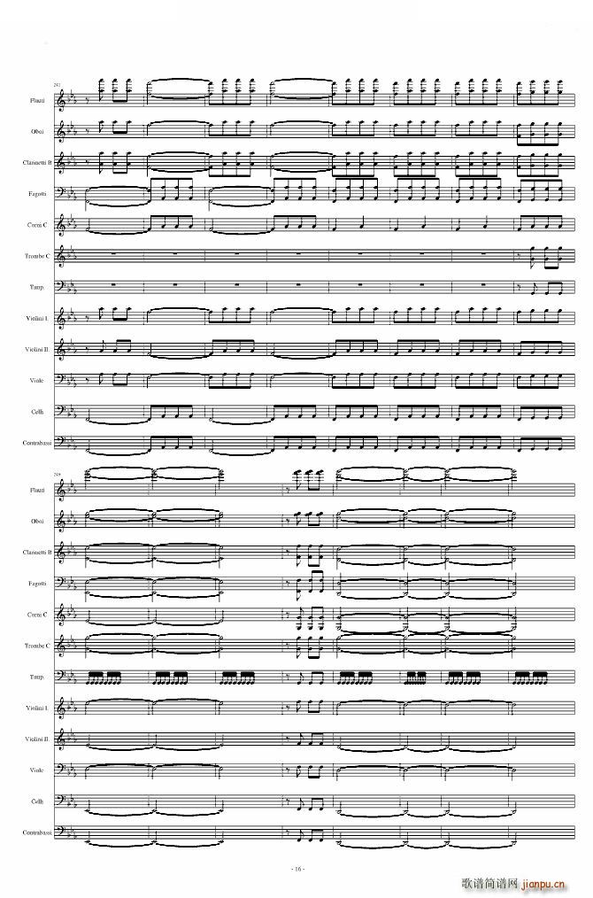 命运交响曲（潦草）_贝多芬 beethoven16