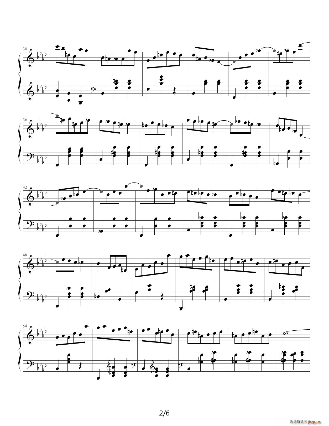 肖邦圆舞曲Op643 降A调2