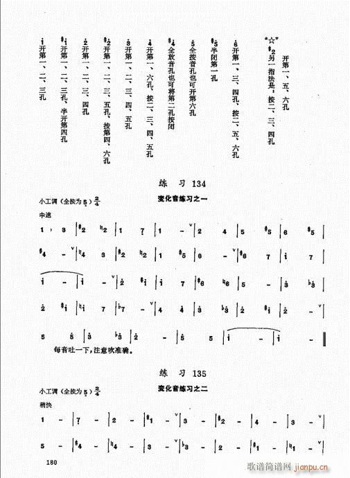 竹笛实用教程161-18020