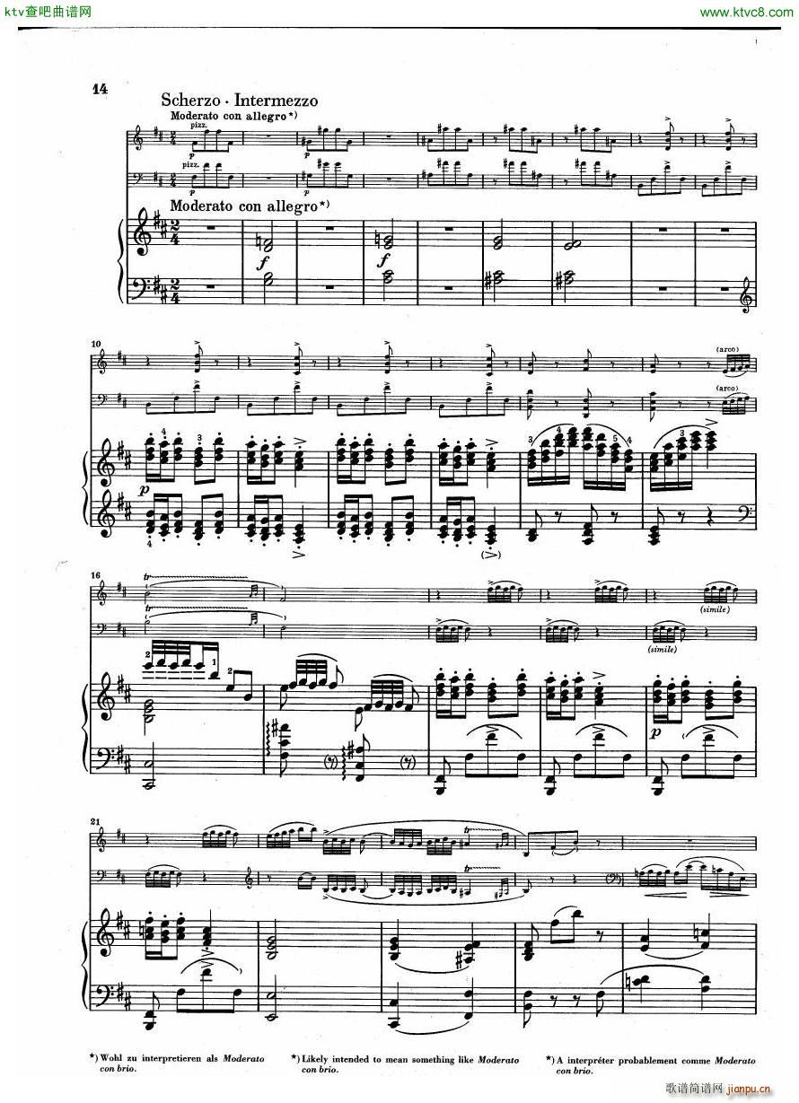 Debussy Trio en Sol14