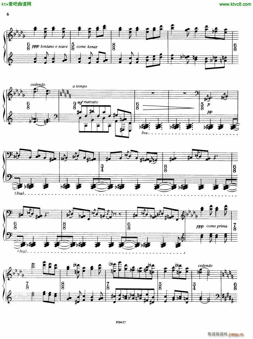 Ginastera op 53 Sonata No 26