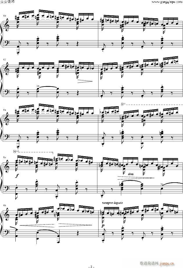 练习曲-Etude OP 10 No 2_肖邦 chopin2