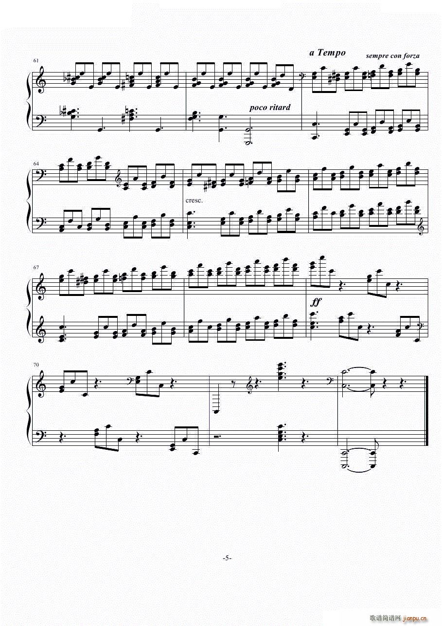 巧技练习曲op72no85