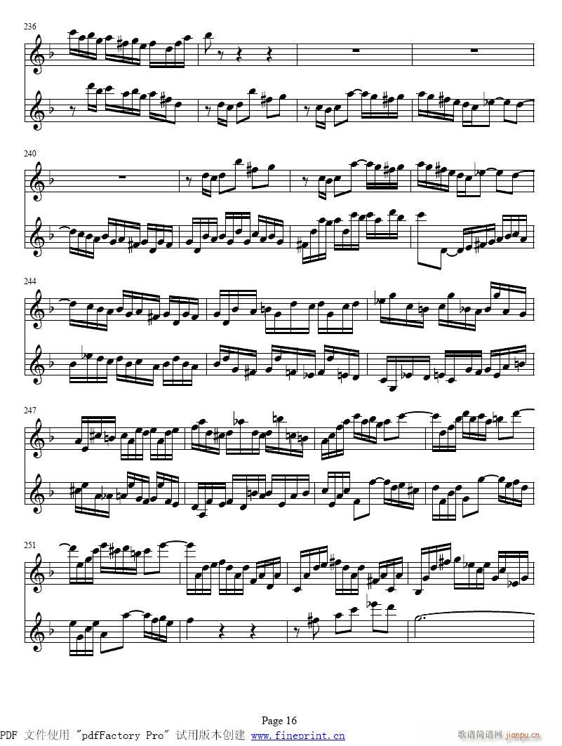 d小调两支小提琴协奏曲15-22提琴2