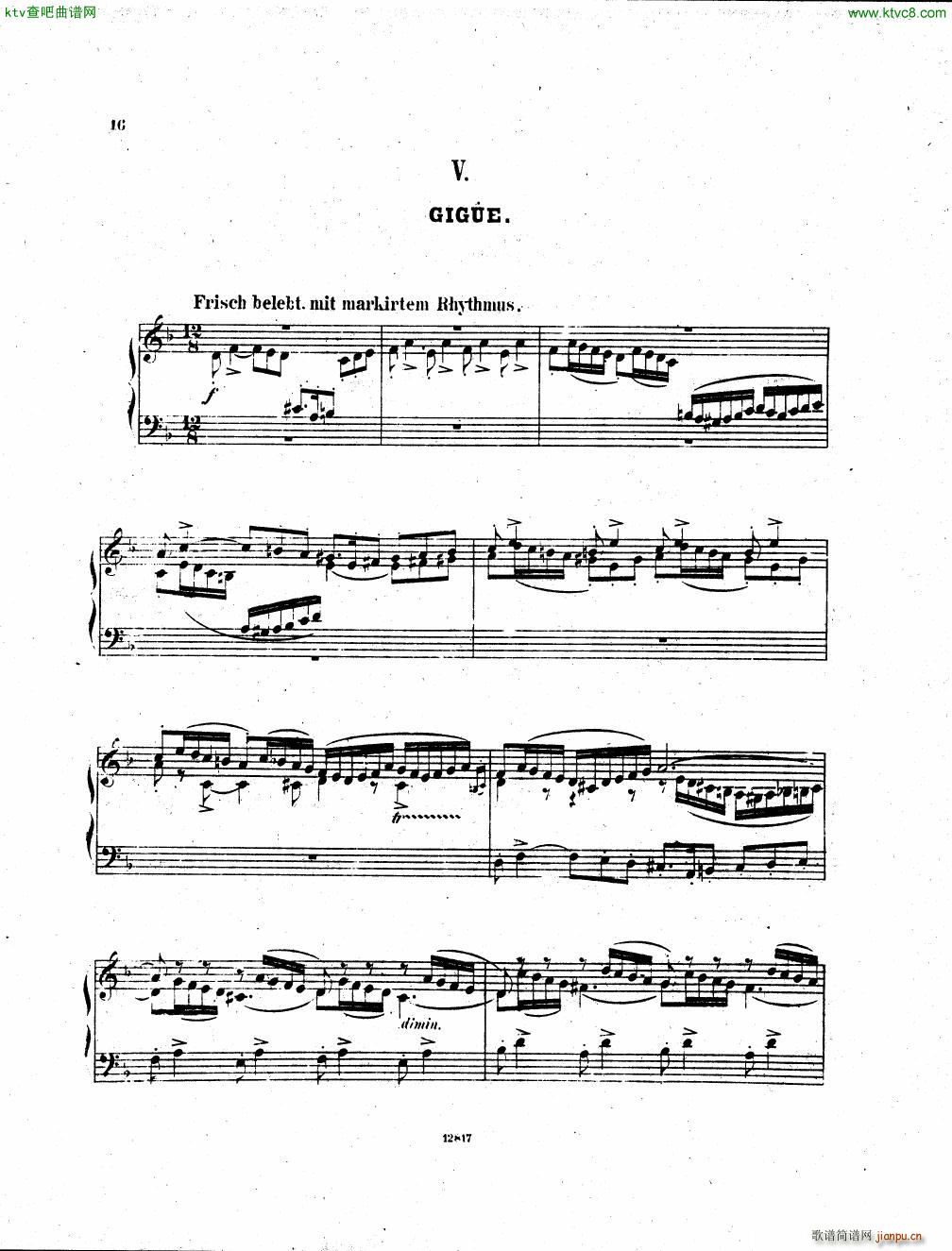 D Albert op 1 Suite in funf Satzen14