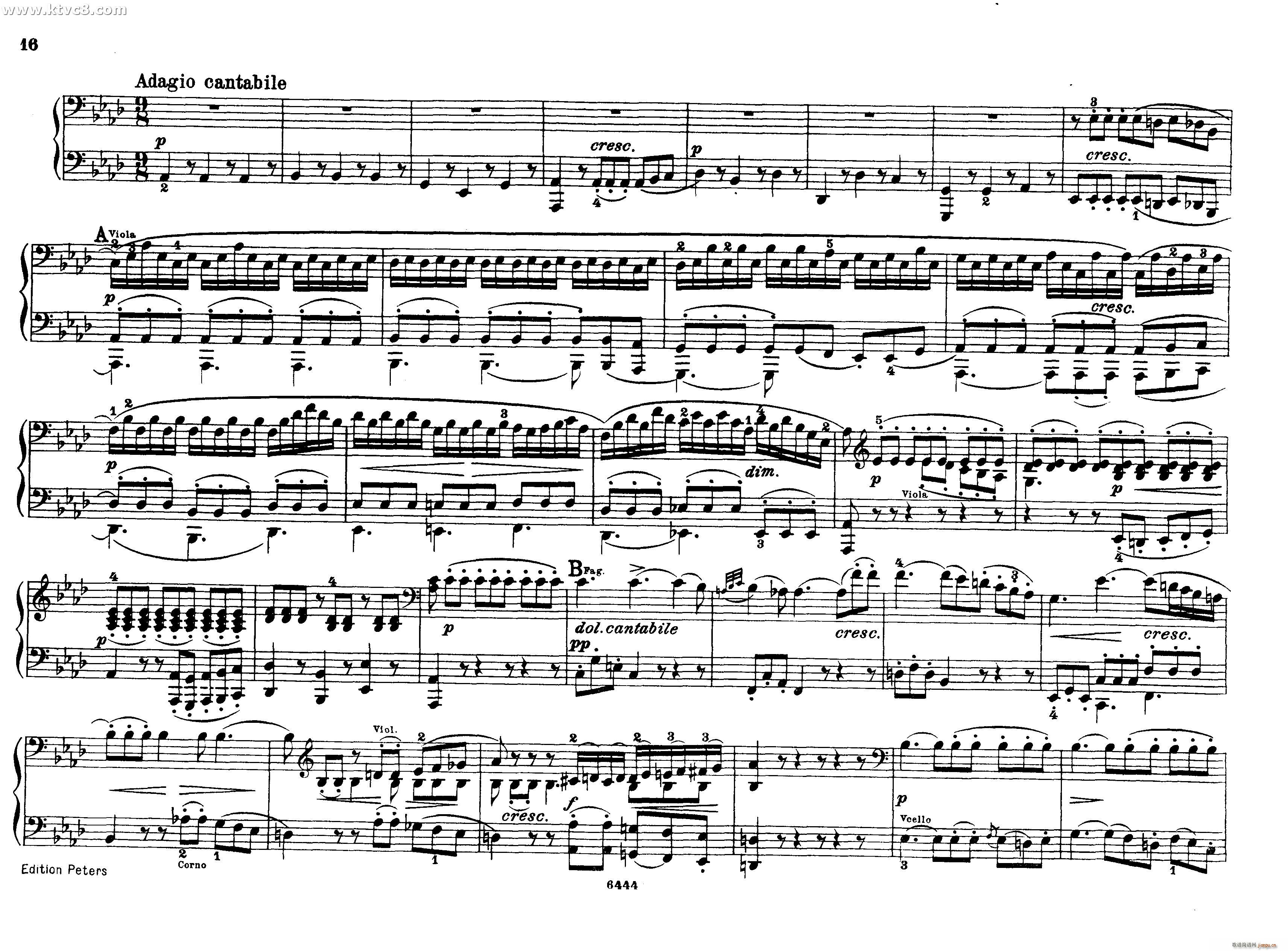 贝多芬大七重奏Op 20 钢琴四手联弹15