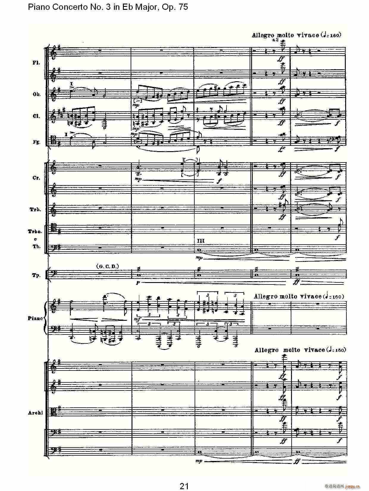 Piano Concerto No.3 in Eb Major,Op.75（Eb大调第三钢琴协奏曲）_彼得・伊利奇・柴可夫斯基21