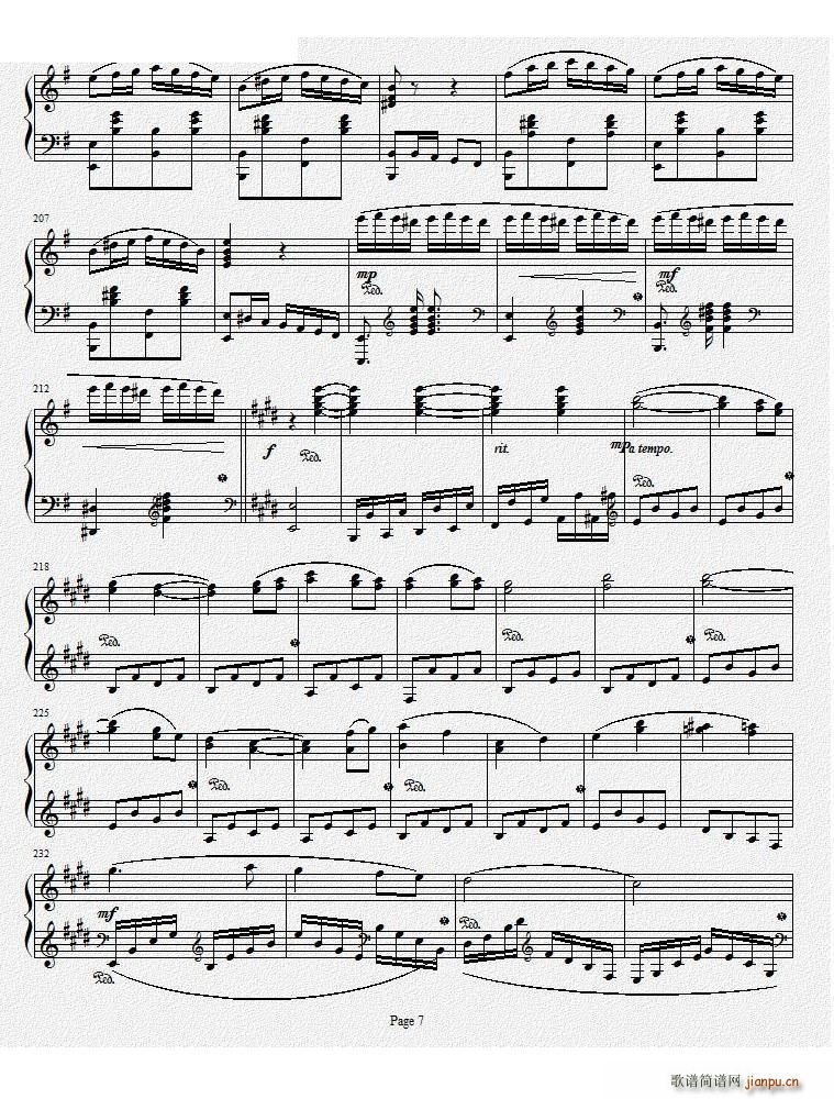 钢琴奏鸣曲Ⅰ（ 作品）7