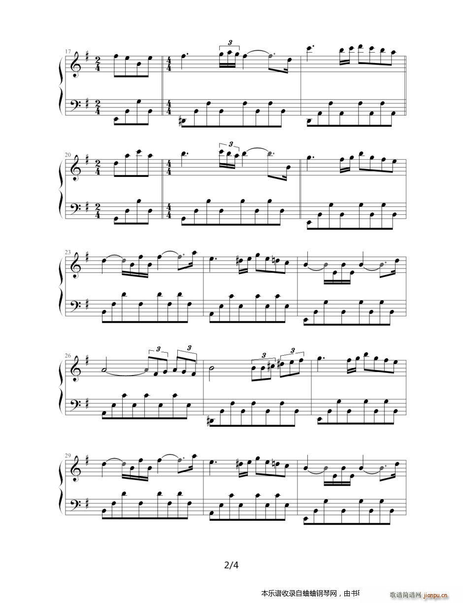 一组适合成年人弹的曲子(爱的协奏曲)2