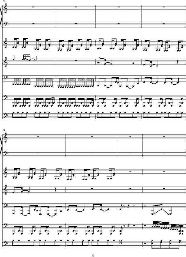 JUMP(朋克风格)-钢琴谱(钢琴曲)-like75