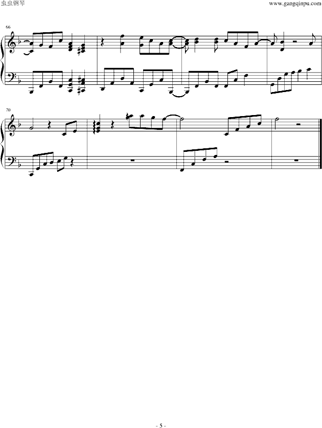 Trust You-钢琴谱(钢琴曲)-Gundam Seed5