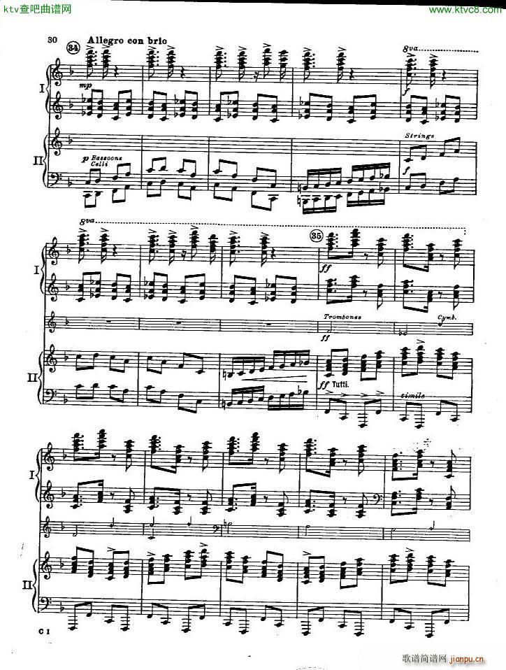 Gershwin Piano Concerto In F 二28