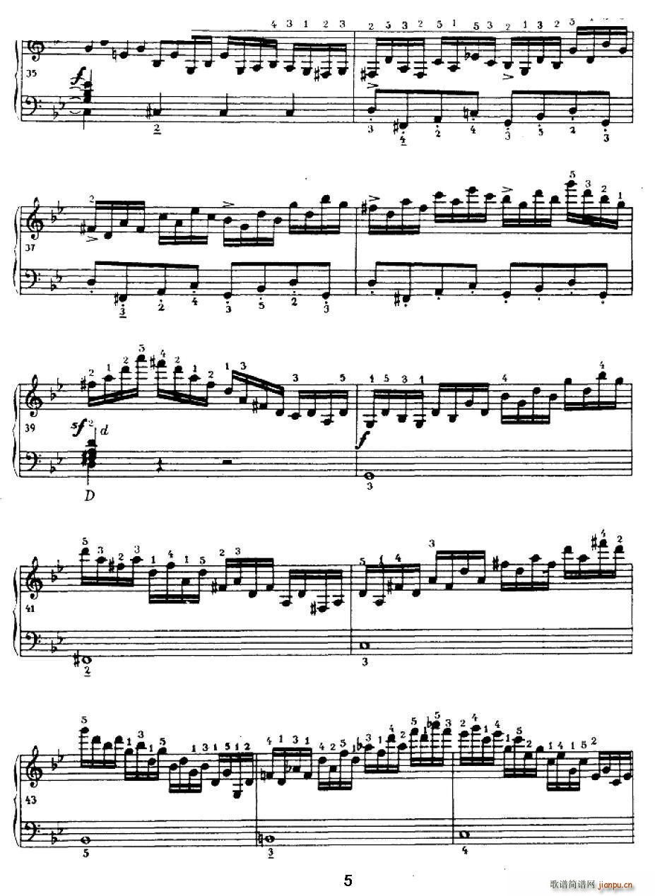 手风琴练习曲（5）5