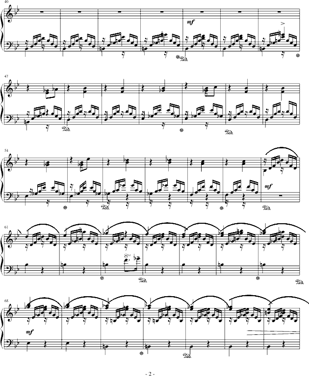 旋律练习曲 op4 No 2-钢琴谱(钢琴曲)-yangzhen0812