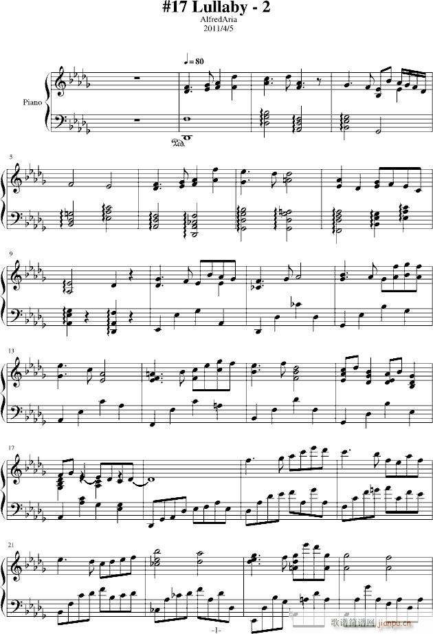 #17 Lullaby - 2_AlfredAria1