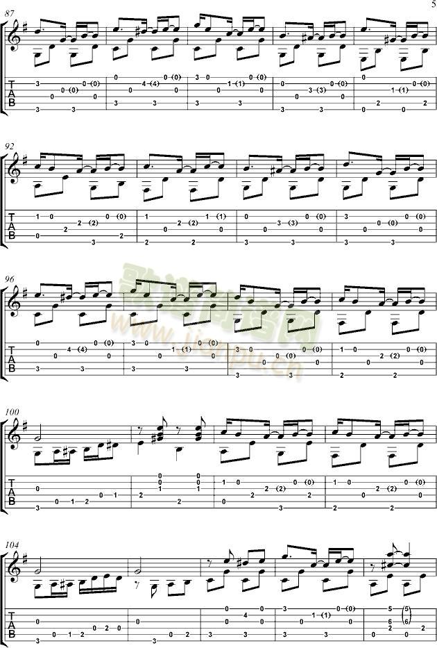 吉他练习曲5
