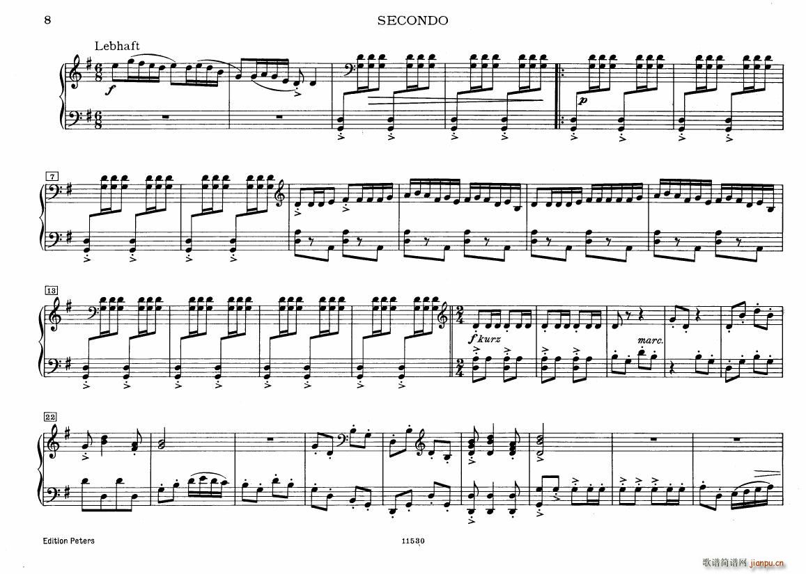 Bresgen Kuckucksuite for piano 4hands5