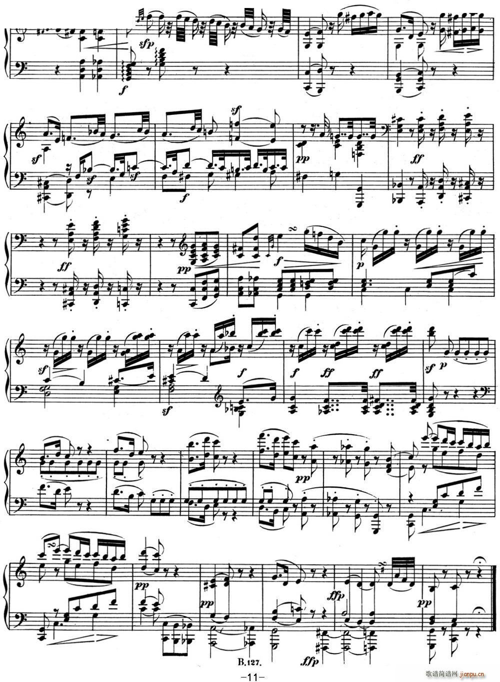 贝多芬钢琴奏鸣曲04 大调奏鸣曲 降E大调 Op 7 E-flat major11