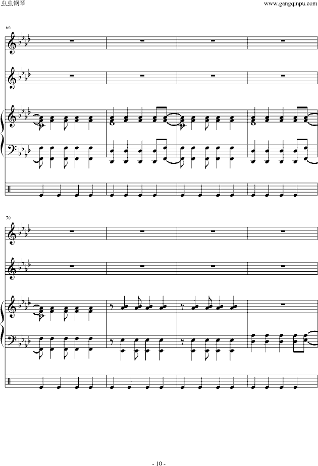 viva la vida-钢琴谱(钢琴曲)-coldplay10