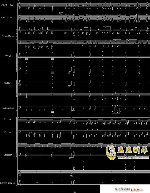 】初音ミク】千本�@ - 震撼总谱 -_初音未来8