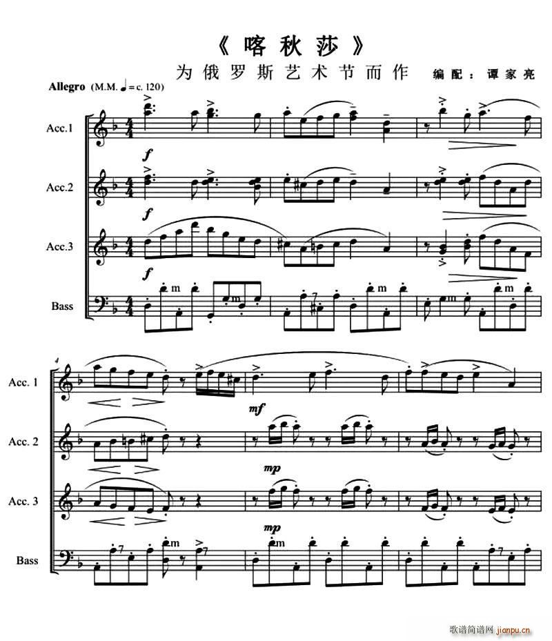 喀秋莎（2016 俄罗斯符拉迪沃斯托克（海参崴）国际手风琴乐团音乐节）1