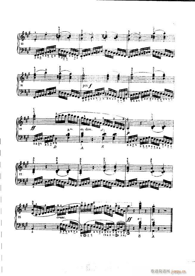 车尔尼手风琴练习曲集 Ⅲ15