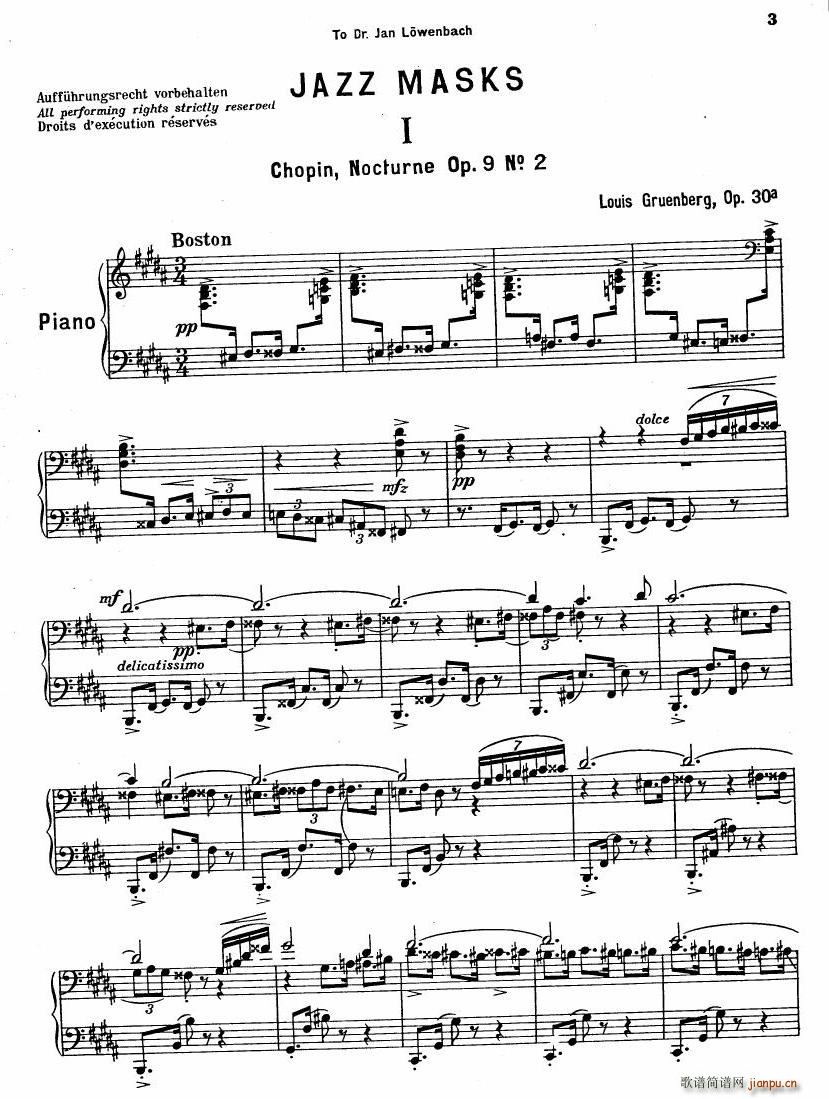 Gruenberg Jazz masks chopin 9 21