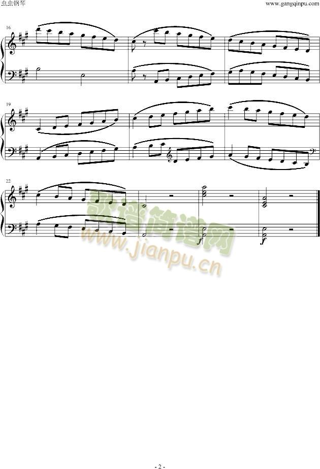 A大调练习曲2