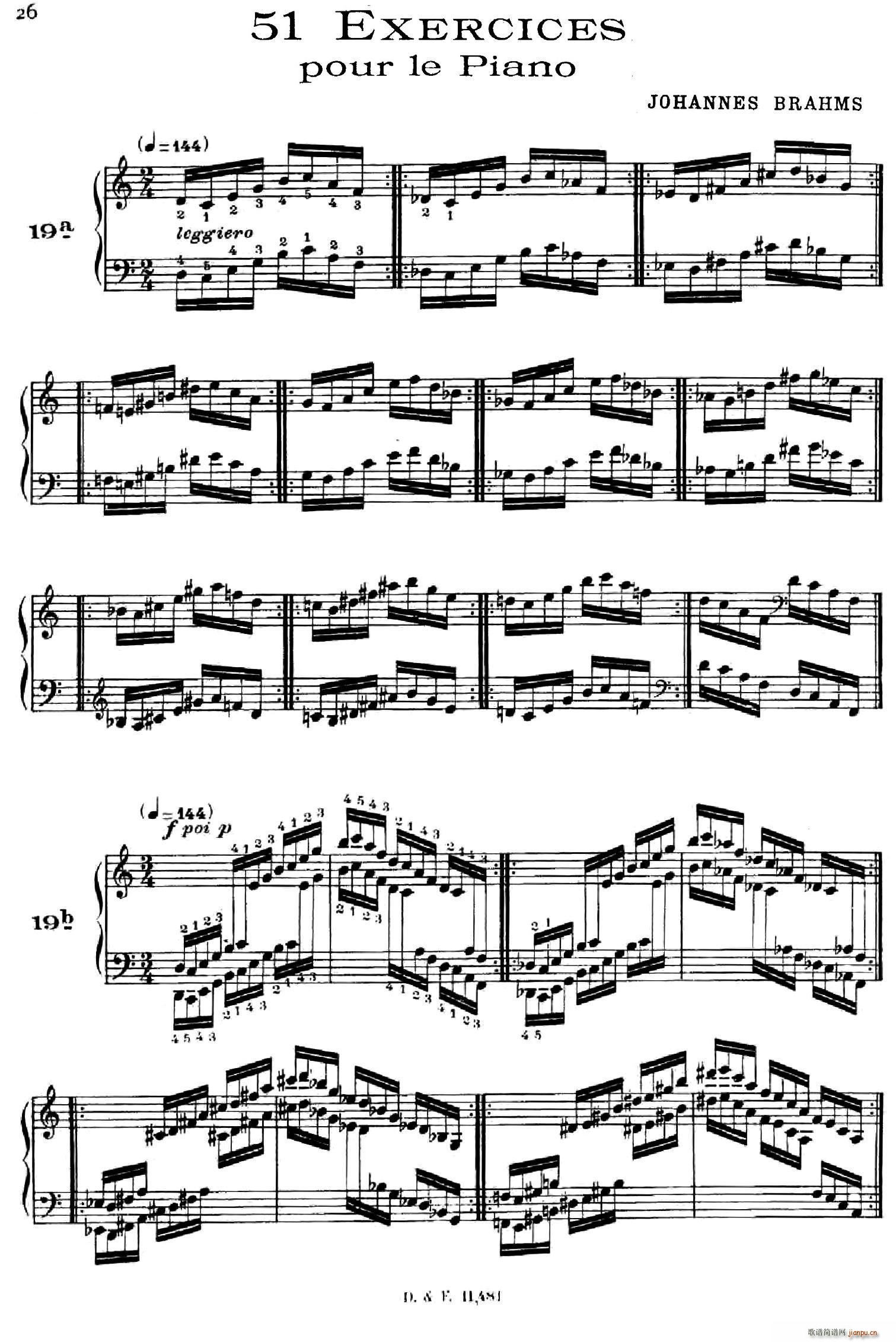 51 Exercises WoO 6(51首钢琴练习 19―25)1