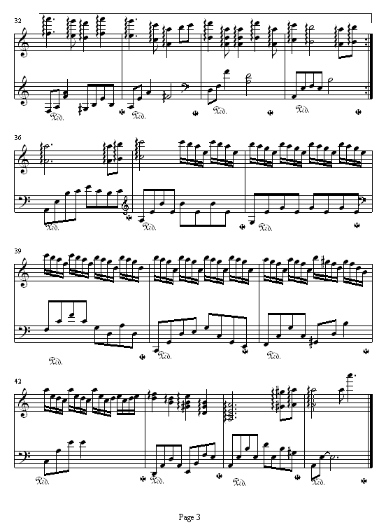 即便几度分手 - 《悲伤恋歌》插曲-钢琴谱(钢琴曲)-韩日剧3
