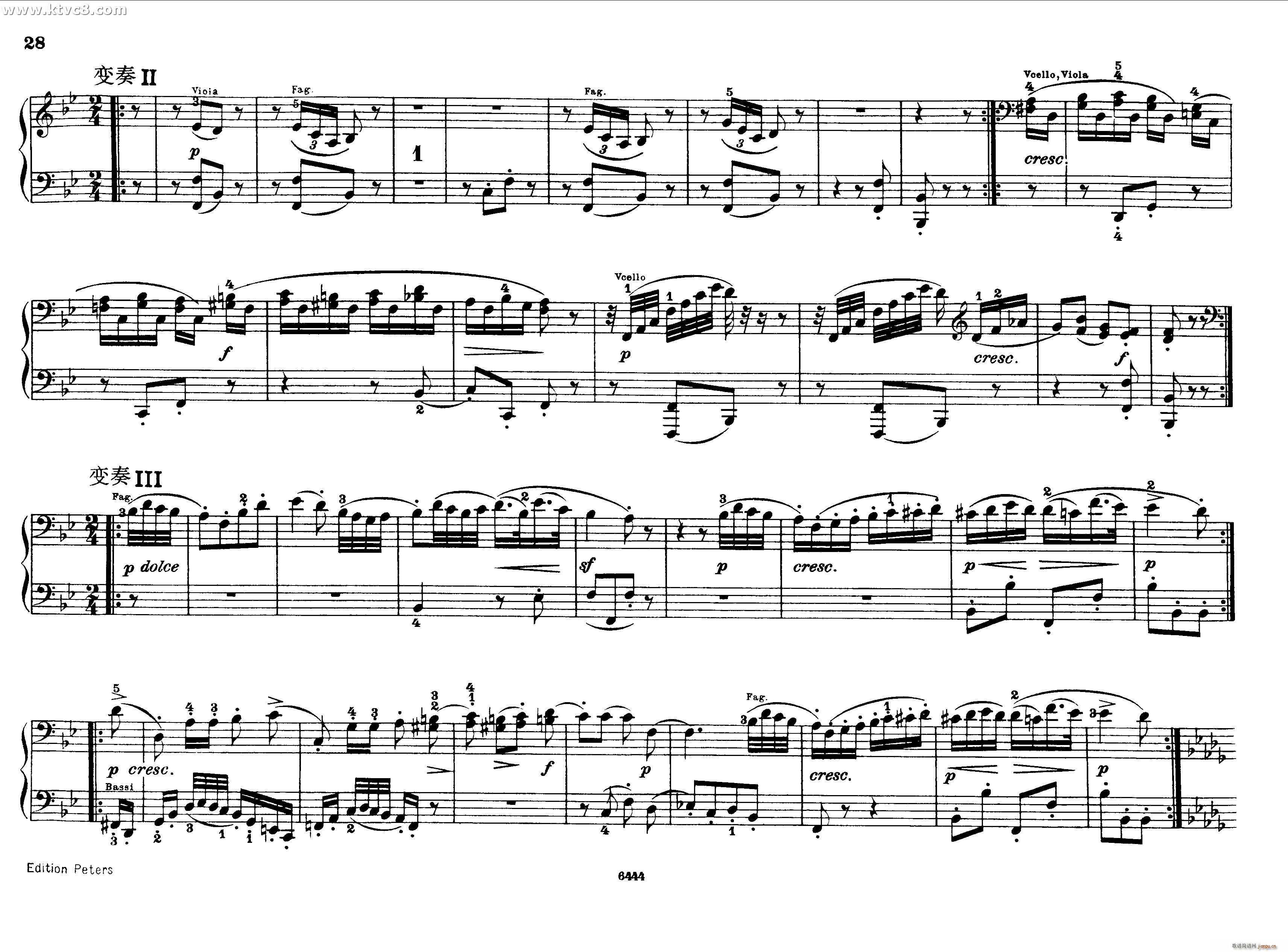 贝多芬大七重奏Op 20 钢琴四手联弹27