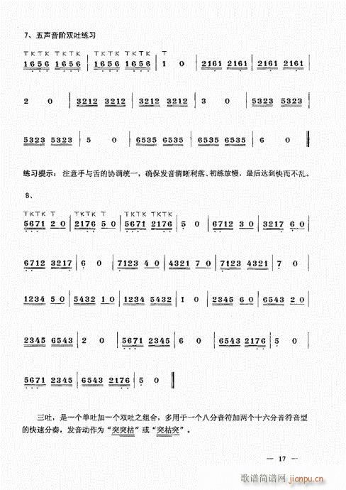 简捷实用唢呐教程  （上册）目录1-2018