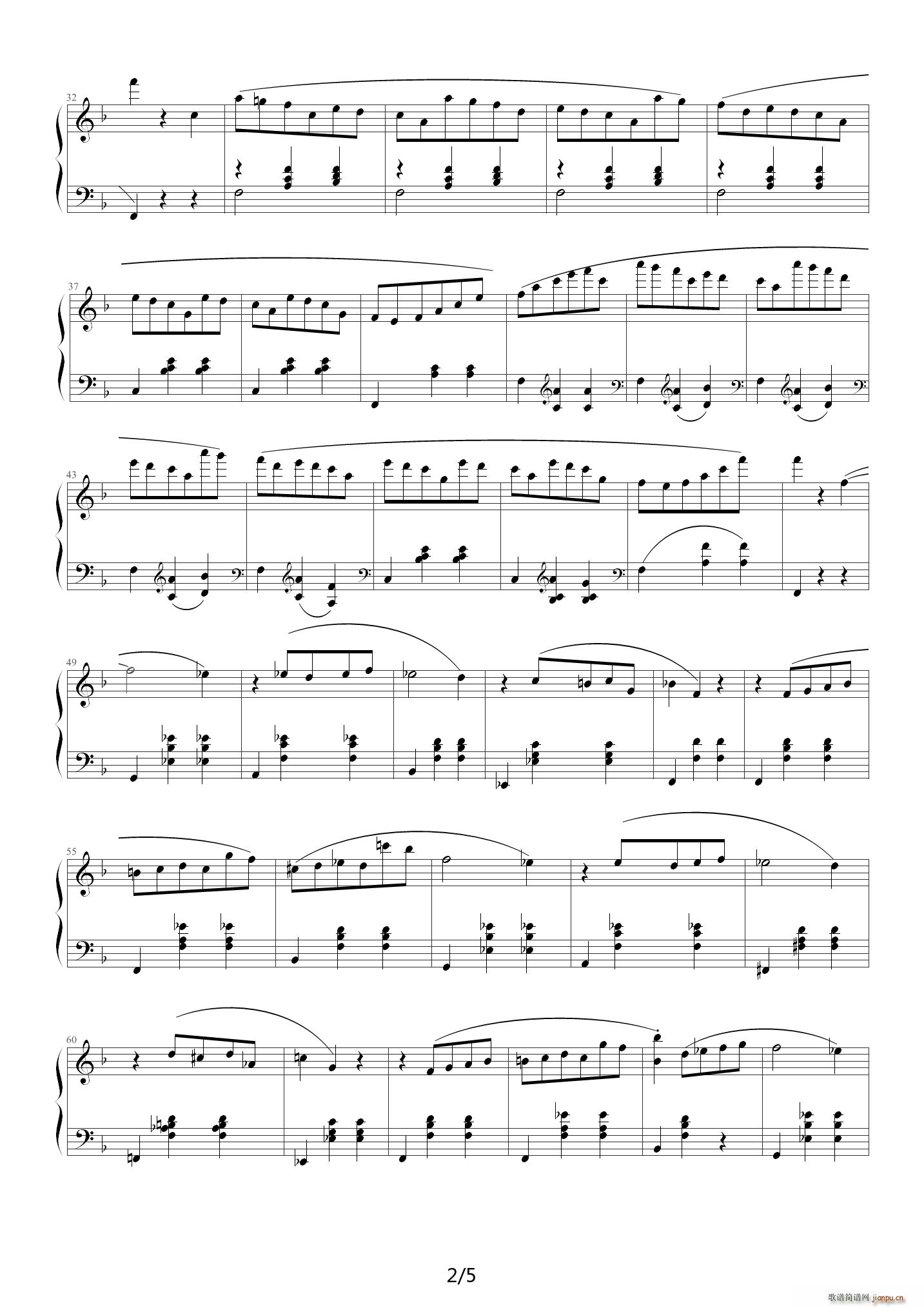 肖邦辉煌大圆舞曲作品34第三首 F调2