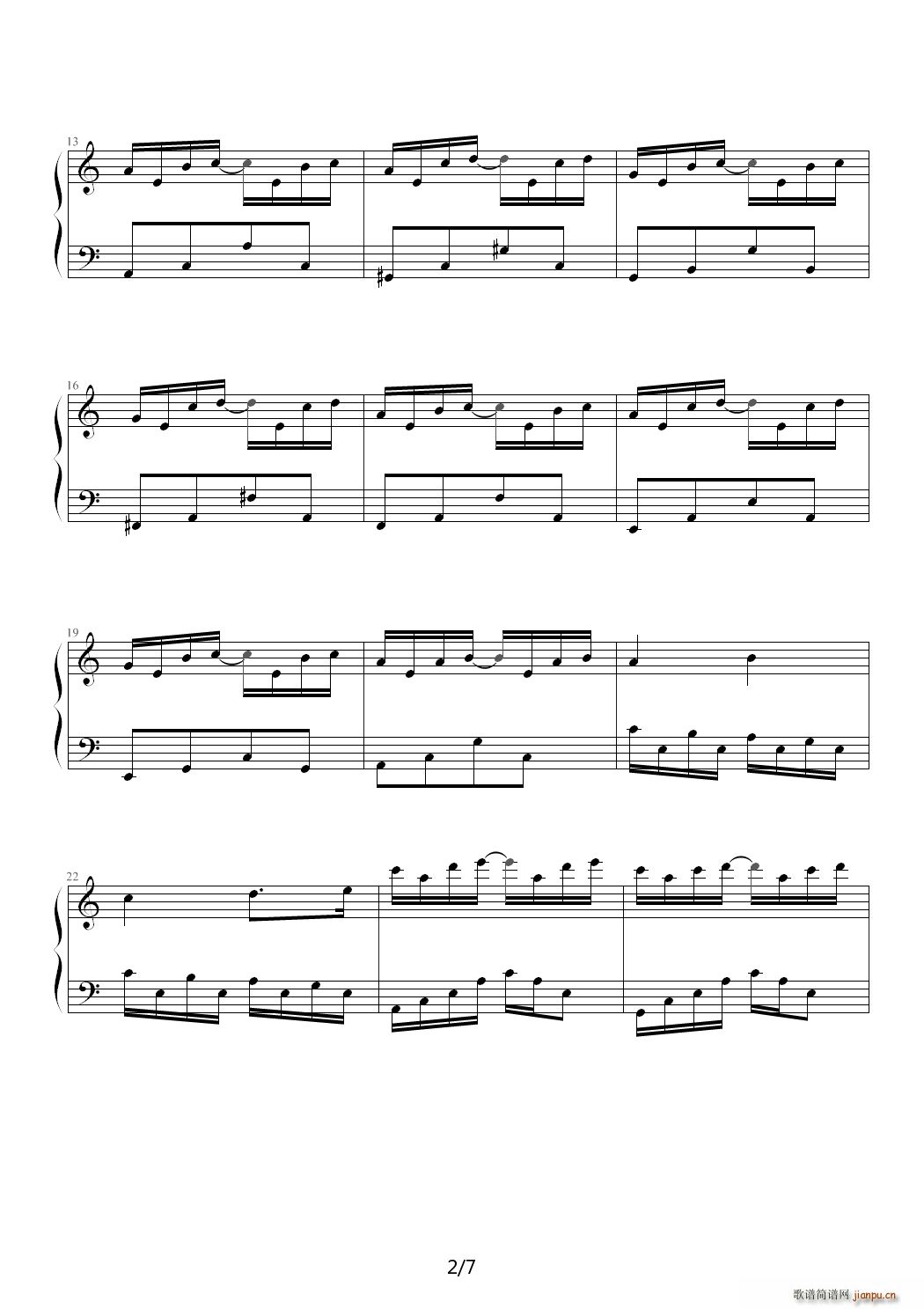 夜音狂想曲 C调2