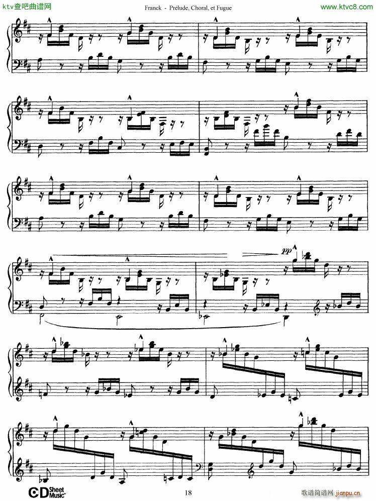 Franck Prélude Choral et Fugue18